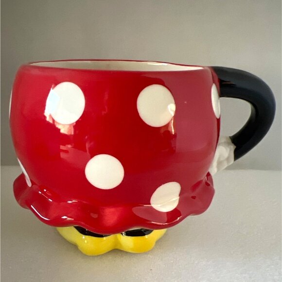 Disney Mug Minnie Mouse Ceramic Original Box Shoes White Gloves Kitchencore - Picture 2 of 7